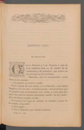 Capítulo XXXV - En casa de Luz