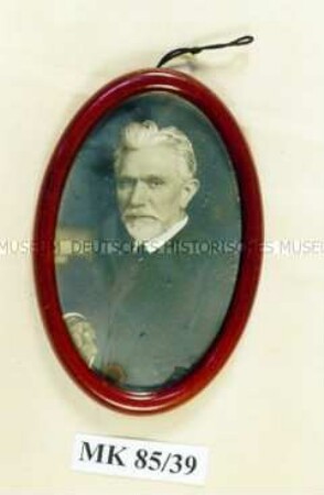 Wandschmuck, gerahmt: Fotografie von August Bebel