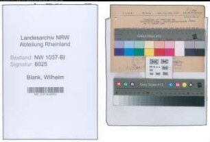 Entnazifizierung Wilhelm Blank , geb. 20.01.1903 ()