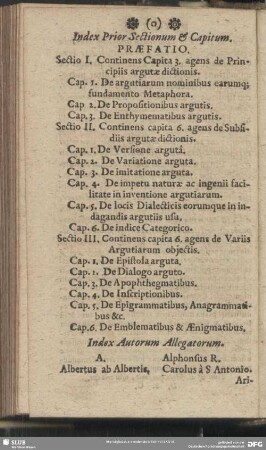 Index Autorum Allegatorum