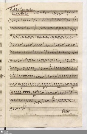 1344. Quartetto: Ove sono / Gazzaniga, G.