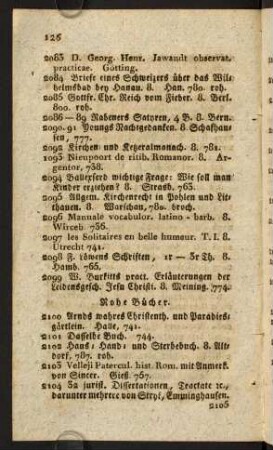 Rohe Bücher
