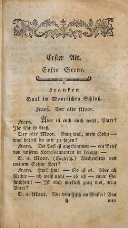 Die Räuber : Ein Schauspiel in 5 Akten
