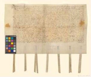 Obligation über 1500 Taler, die Joachim v. Ribbeck den Städten Brandenburg (Alt- und Neustadt), Berlin, Cölln, Frankfurt (Oder), Prenzlau und Ruppin leiht.