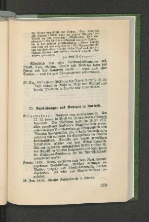 23. Ausbildungs- und Ruhezeit in Kortryk.