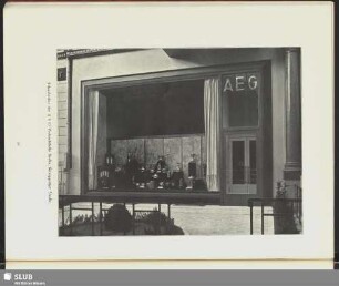 AEG Verkaufsstelle Berlin [Schaufenster]