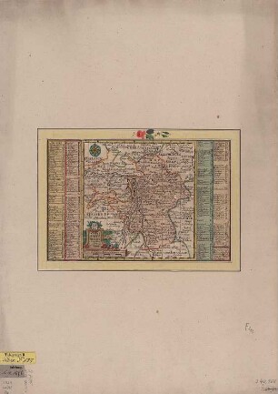 Karte des Amtes Leipzig, ca. 1:240 000, Kupferstich, um 1720 : Leipziger Amts-Bezirk. - [Ca. 1:240 000]. - Leipzig : J. George Schreiber , [um 1720]. - 1 Kt. : Kupferst. ; 15 x 16 cm, Bildgr. 25 x 17 cm