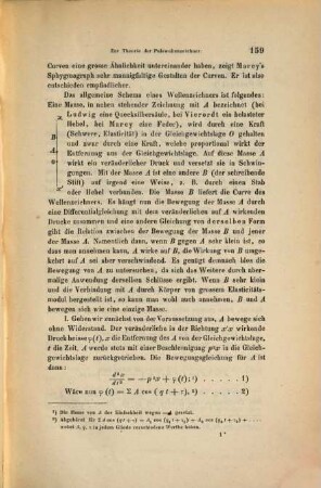 Zur Theorie der Pulswellenzeichner : vorgelegt in der Sitzung vom 3. April 1862