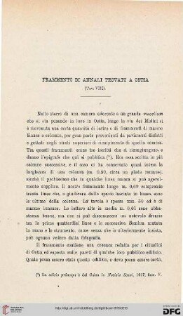 44: Frammento di annali trovato a Ostia