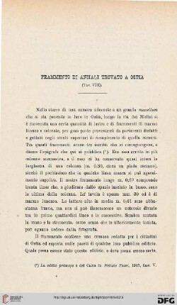 44: Frammento di annali trovato a Ostia