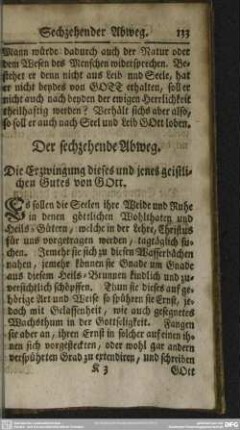 Der sechzehende Abweg. Die Erzwingung dieses und jenes geistlichen Gutes von Gott