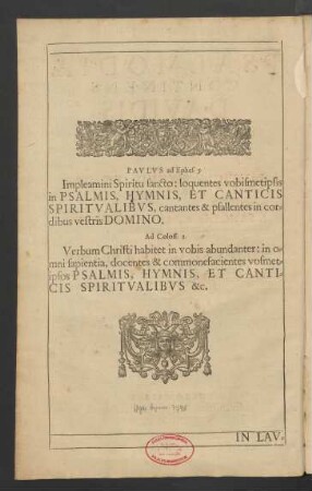 Paulus ad Ephes. 5.