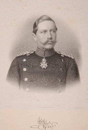 Bildnis von Wilhelm II. (1859-1941), Deutscher Kaiser und König von Preußen