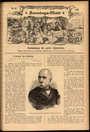 Ausgabe vom Sonntag, den 15. September 1901.