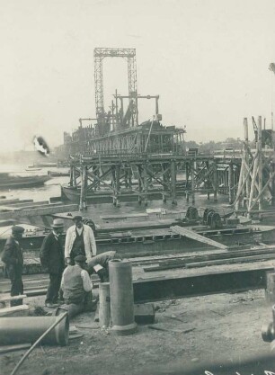 Rheinbrücke Engers, Deutschland, 1917