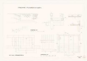 Treppen, Fundierungen: Schnitte, Details 1:10, 1:20