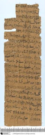 Demotischer Papyrus, Hochformatbrief (Korrespondenz Pa-udja-emtues)