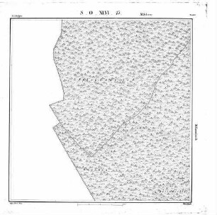 Kartenblatt SO XLVI 15 Stand 1821 ca. (nur württembergischer Teil)
