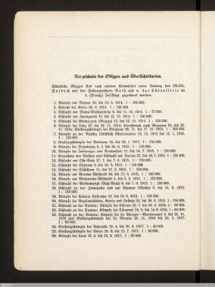 Verzeichnis der Skizzen und Übersichtskarten