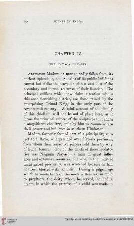 Chapter IV: The Nayaca Dynasty