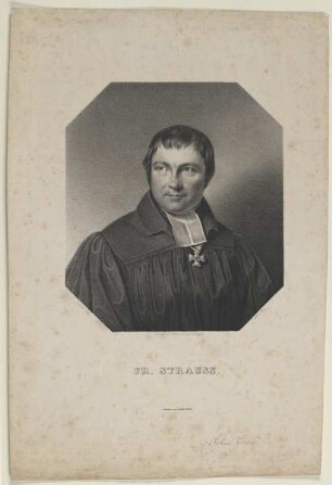 Bildnis des Friedrich Strauß