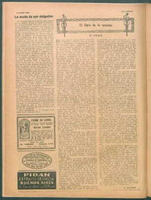 El libro de la semana : El relicario