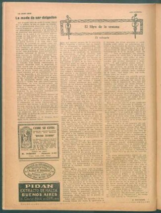El libro de la semana : El relicario
