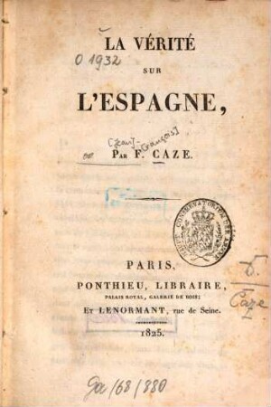 La vérité sur l'Espagne