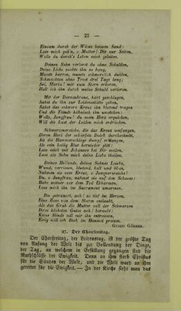 37. Der Charfreitag