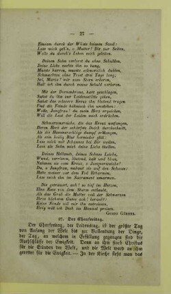 37. Der Charfreitag