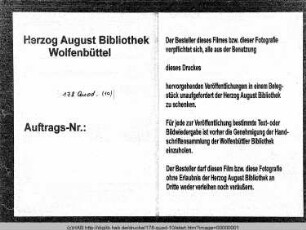 Ursachen und eygentliche Endschuldigung, bey der Armbrust und Büchsenschützen, was die Ursachen, darmit sie das Ziel und Scheiben, nit allen Schutz treffen .̤ : In diese nachfolgende Reimen verfasset, .̤