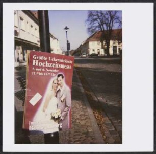 Plakat für einer Hochzeitsmesse in Templin