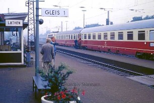 Lathen: Bahnhof: Internationale Verkehrsausstellung Hamburg: Auf Strecke mit dem Sonderzug