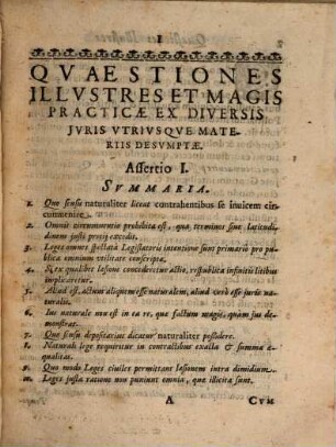 Quaestiones Difficiliores Ex Diversis Iuris Utriusq[ue] Et Feudalis Partibus, Nec Non Bavariae Constitutionibus Desumptae