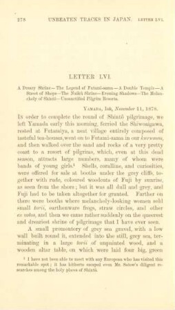 Letter LVI. A dreary shrine ...