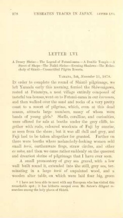 Letter LVI. A dreary shrine ...