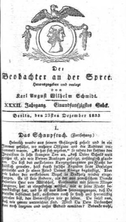 51. Stueck, 23. Dezember 1833