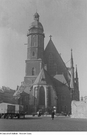Leipzig-Zentrum. Thomaskirche. Ansicht von Osten