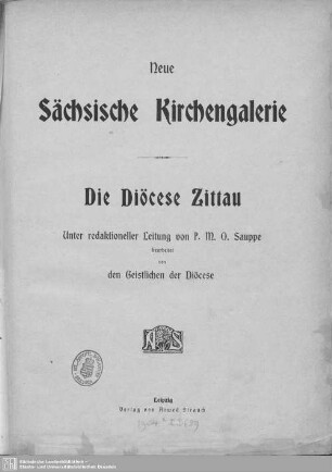 Zittau: Die Diöcese Zittau