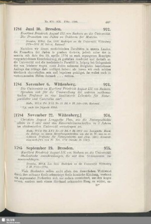 972. 1784, Juni 30. Dresden