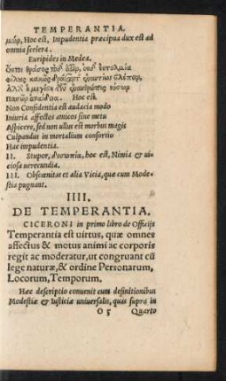 IIII. De Temperantia.