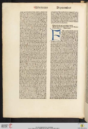 Liber tercius