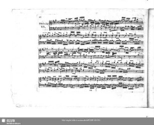 Prelude [und] Fuga XIX.