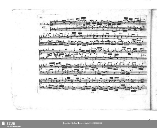Prelude [und] Fuga XIX.