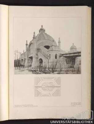 Teil III. Tafel 27. Hochbahnhof Nollendorfplatz. Architekten: Cremer & Wolffenstein.