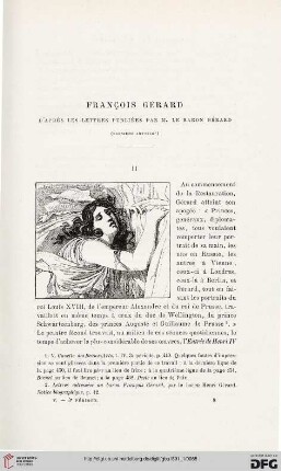 3. Pér. 5.1891: François Gérard, 2 : d'après les lettres publiées par M. le Baron Gérard