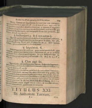 Titulus XXI. De authoritate tutorum.
