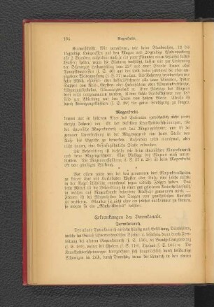 Erkrankungen des Darmkanals.