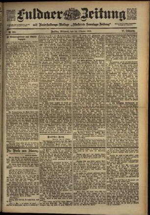 Ausgabe vom Mittwoch, den 24. Oktober 1900.