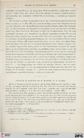 18: Extrait de lettres de M. Hommel au P. Scheil